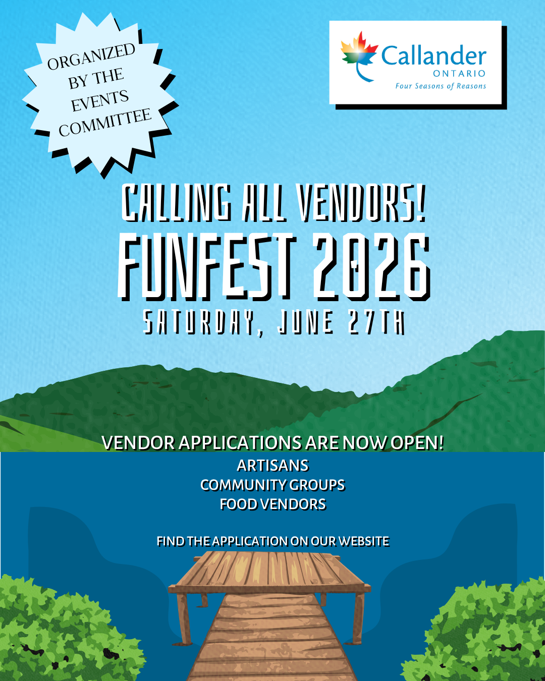 🏪Calling Vendors!